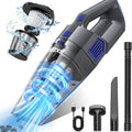 Portable Hand Vacuum with Multi-Nozzles & Washable Filter