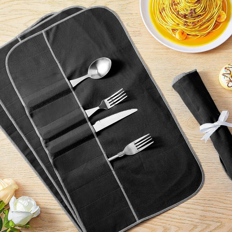 Felt Tableware Suit Storage Dustproof Bag