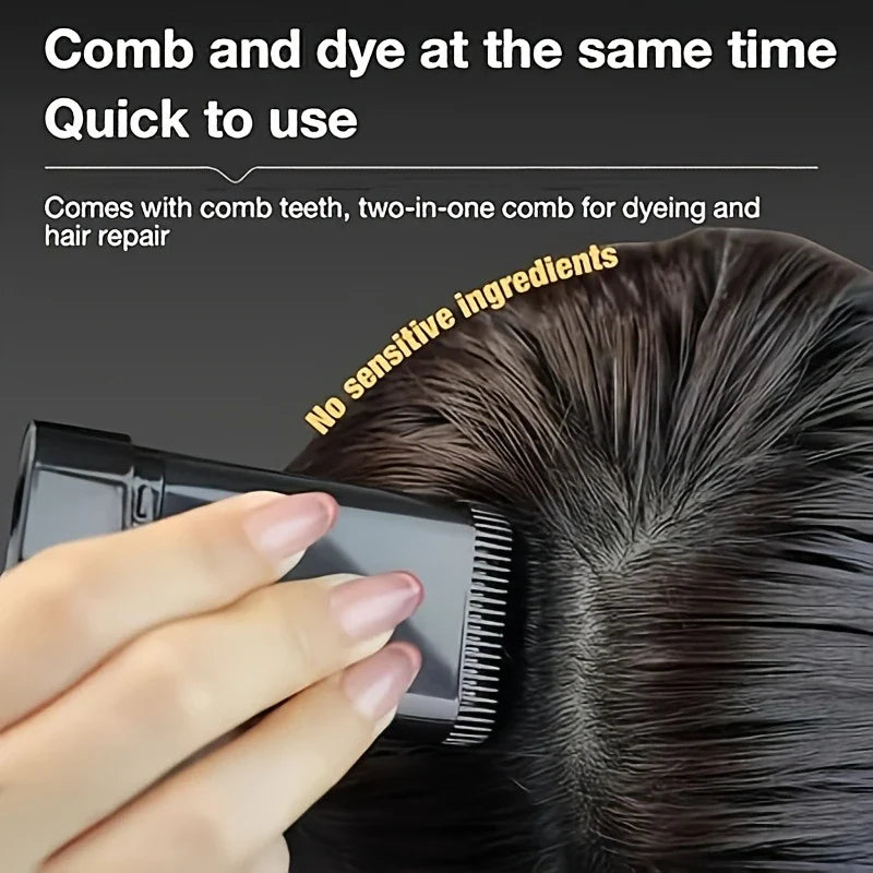 Temporary Hair Color Stick Long-Lasting Fast Cover ]