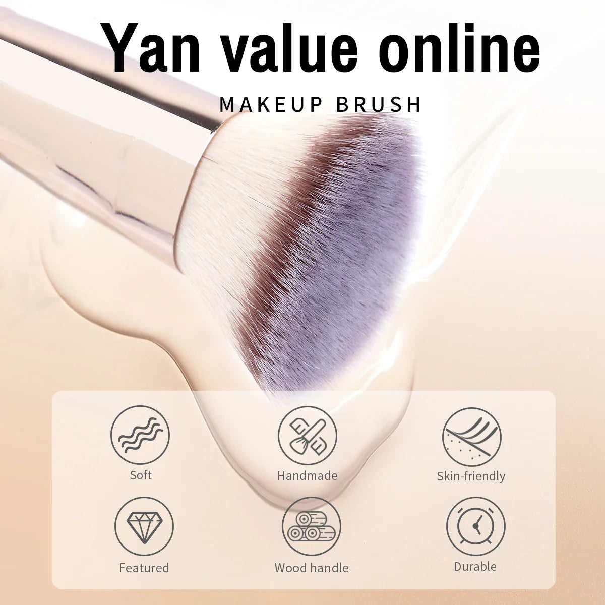 MAANGE 2PCS Foundation Brush Set
