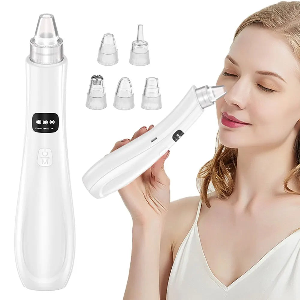 3 Suction Mode Face Vacuum Blackhead Removal Device