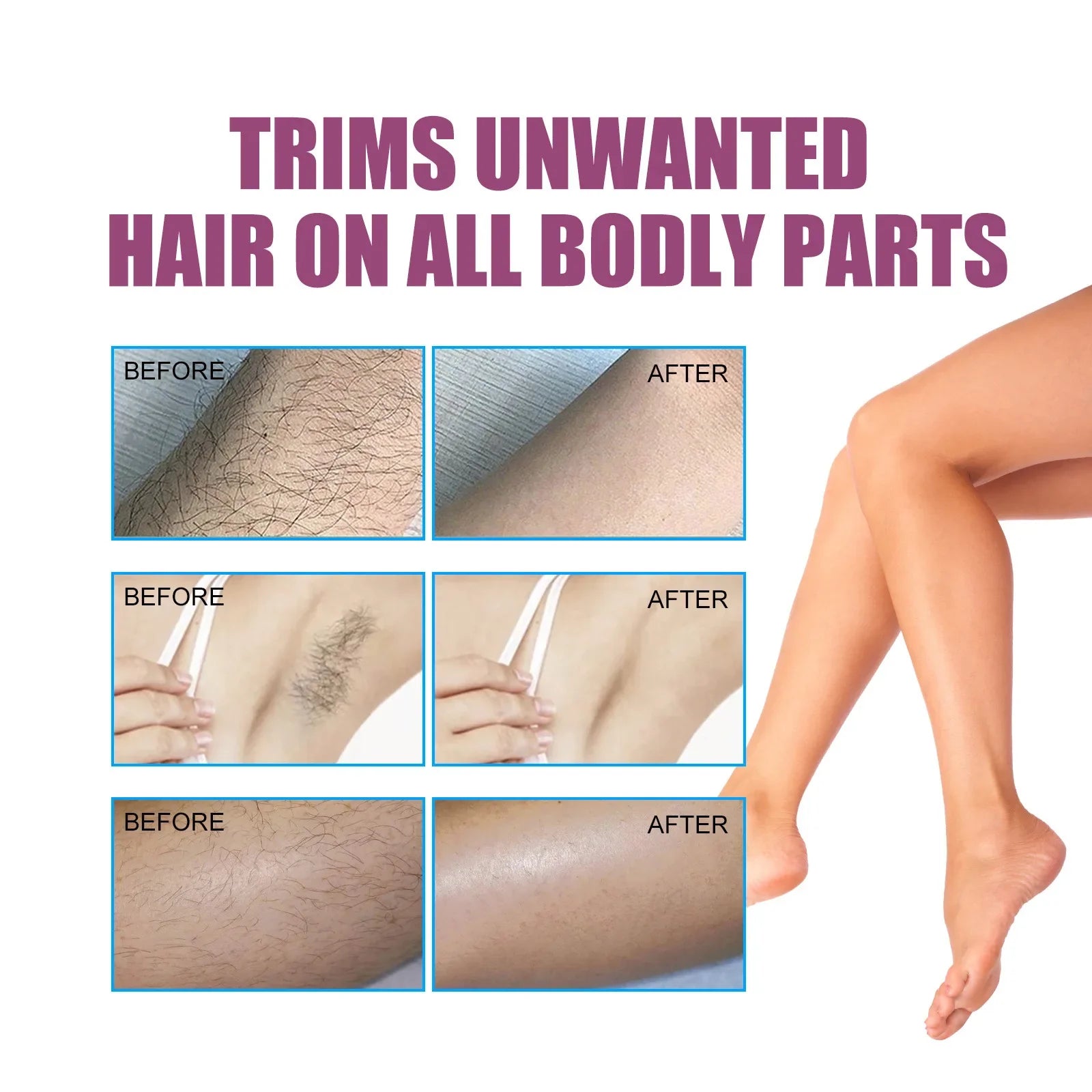 Portable Lipstick Shaped Electric Hair Remover