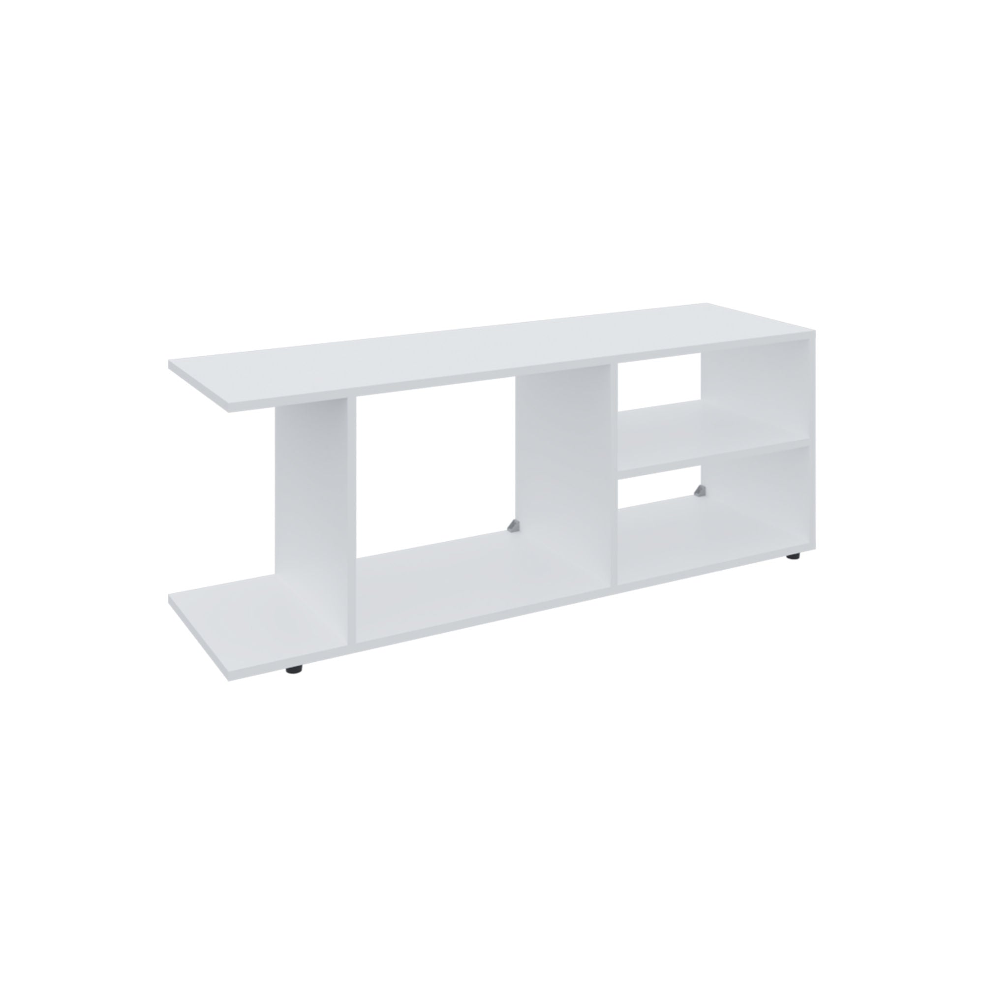 Goodwood Minimalistic Tv Stand for 65-Inch TV With 5 Open Shelves