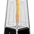 LEGACY HEATING Delta X5 Pyramid Patio Heater, 40,000BTU Outdoor Patio Heater, Quartz Glass Tube Propane Heaters for Patio with Wheels, Triple Protection System, for Patio Backyard Garden Pool