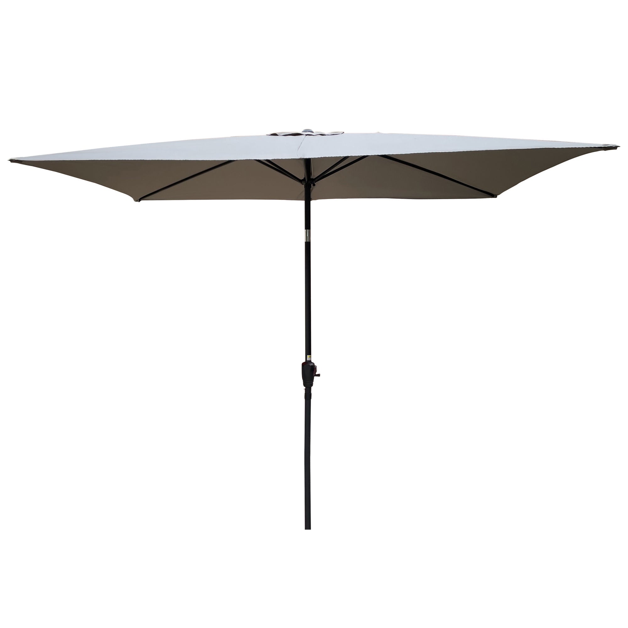 6 x 9ft Patio Umbrella Outdoor Waterproof Umbrella with Crank and Push Button Tilt without flap for Garden Backyard Pool Swimming Pool Market