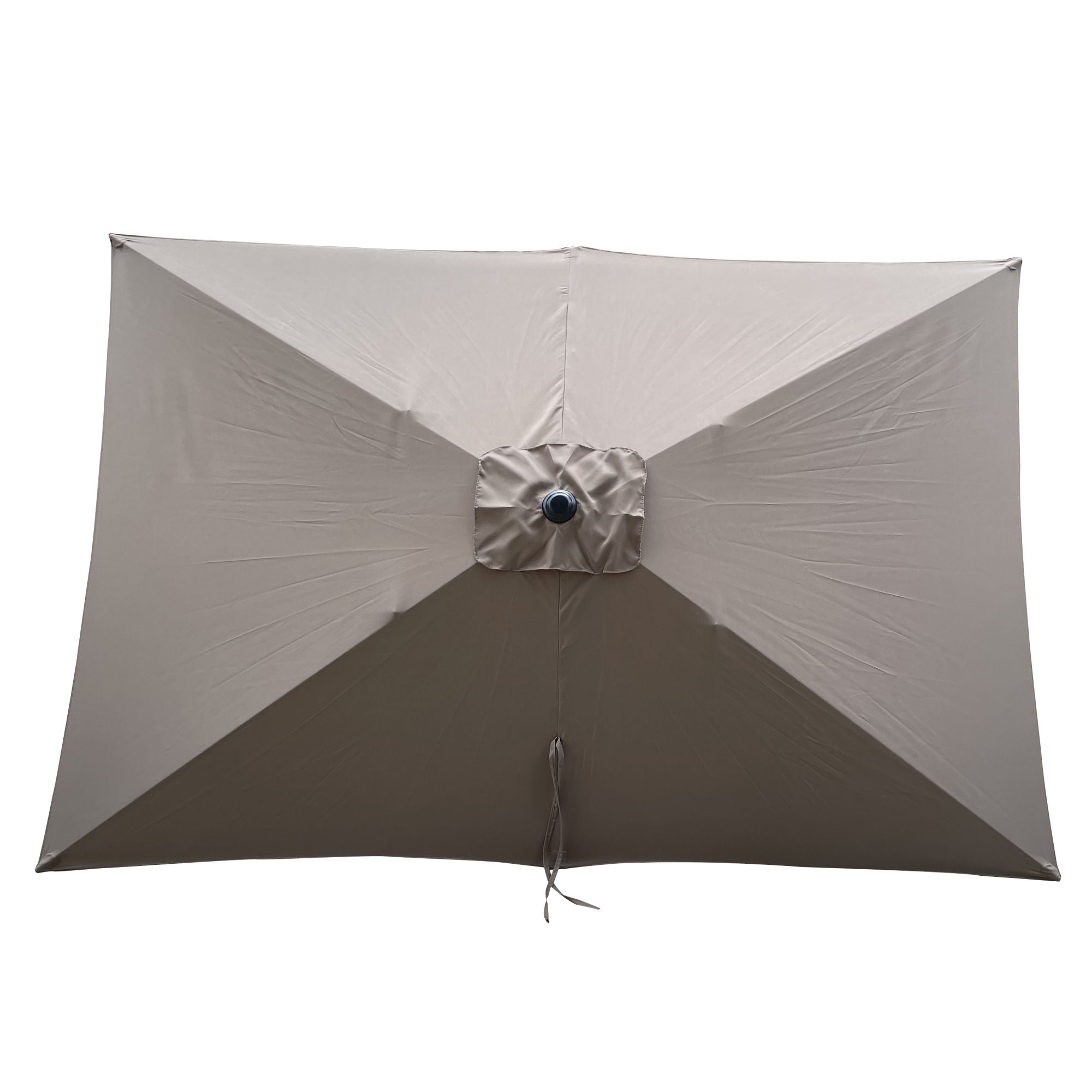 6 x 9ft Patio Umbrella Outdoor Waterproof Umbrella with Crank and Push Button Tilt without flap for Garden Backyard Pool Swimming Pool Market