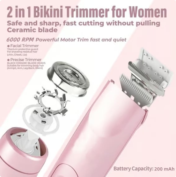 Comfort 2 in 1 Electric Lady Shaver