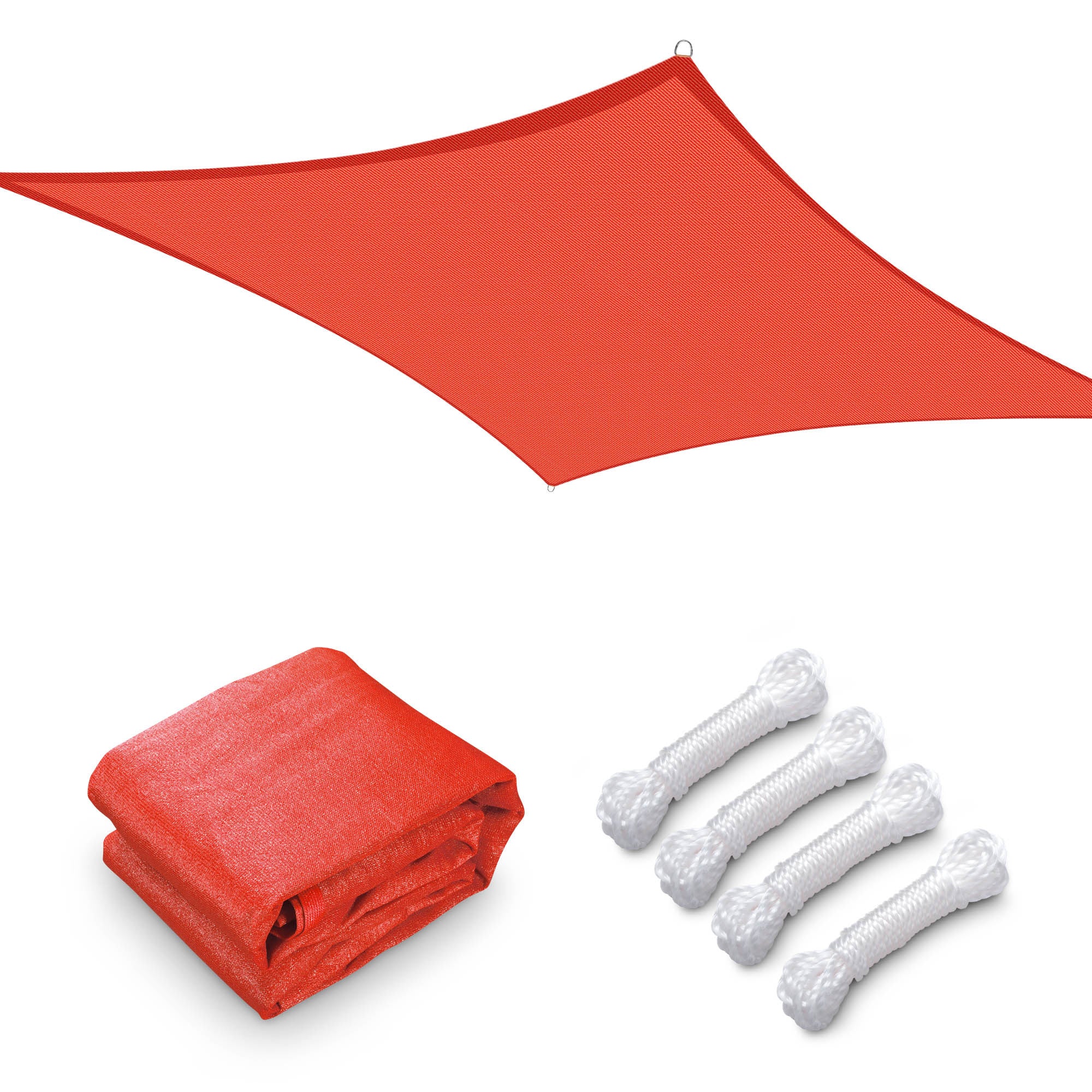 20'x23' Rectangle Sun Shade Sail/ Watermalon Red