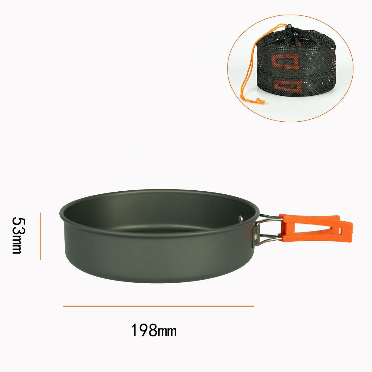 Small Outdoor Camping Cooker; Boiling Kettle Frying Pan & Stock Pot; Portable Travel Equipment; Sports & Outdoor Supplies