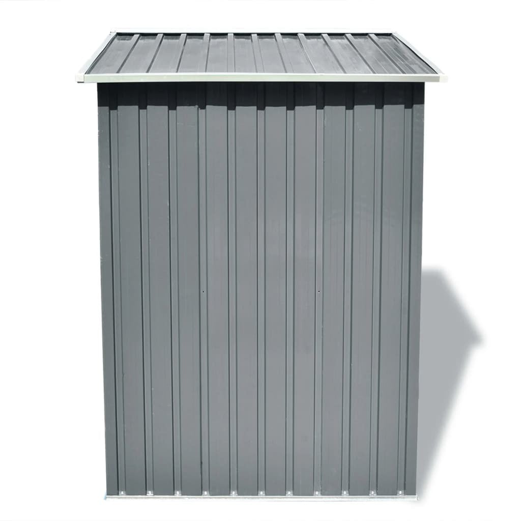 Garden Storage Shed Gray Metal 80.3