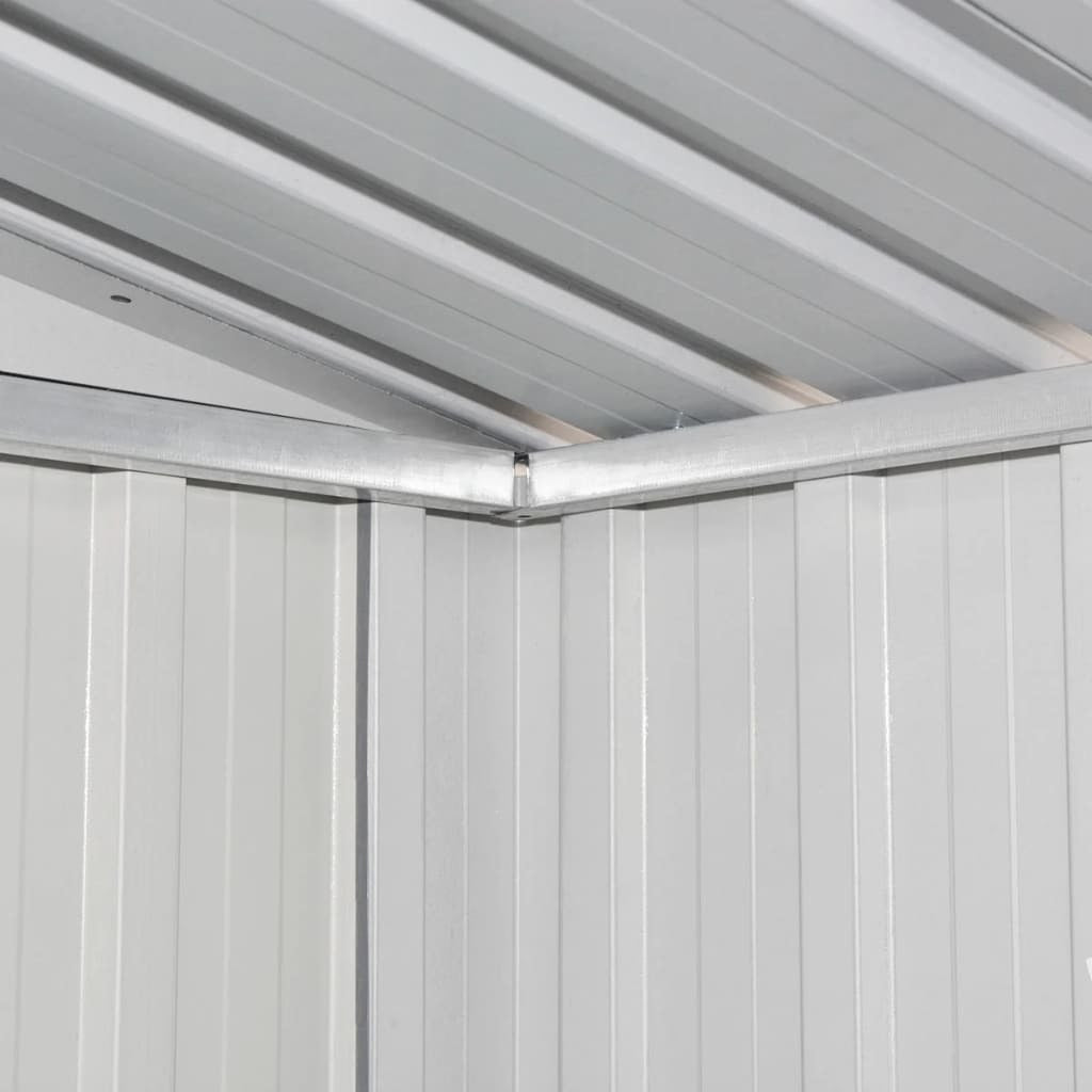 Garden Shed Gray Metal 74.8