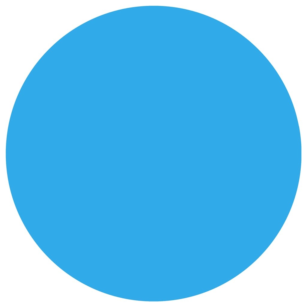Pool Cover Blue 140.2" PE
