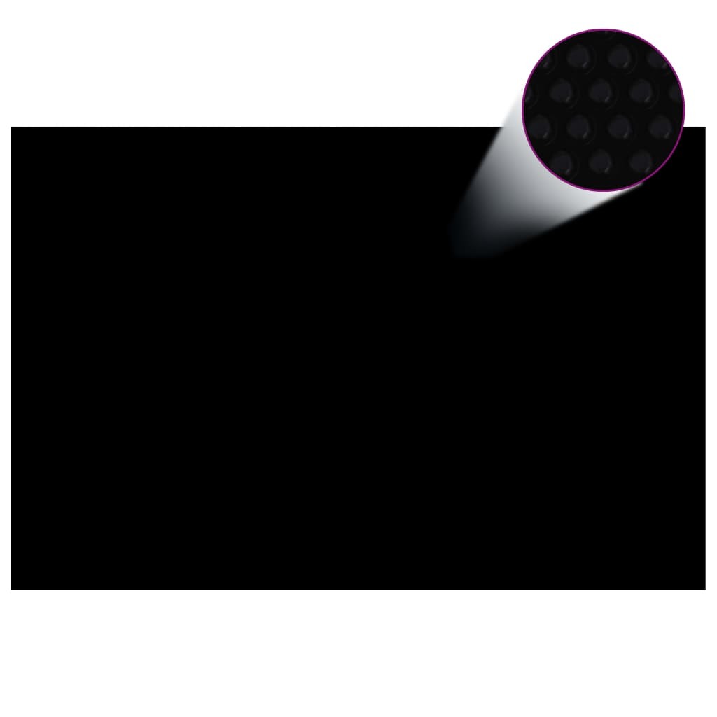 Pool Cover Black 118.1"x78.7" PE