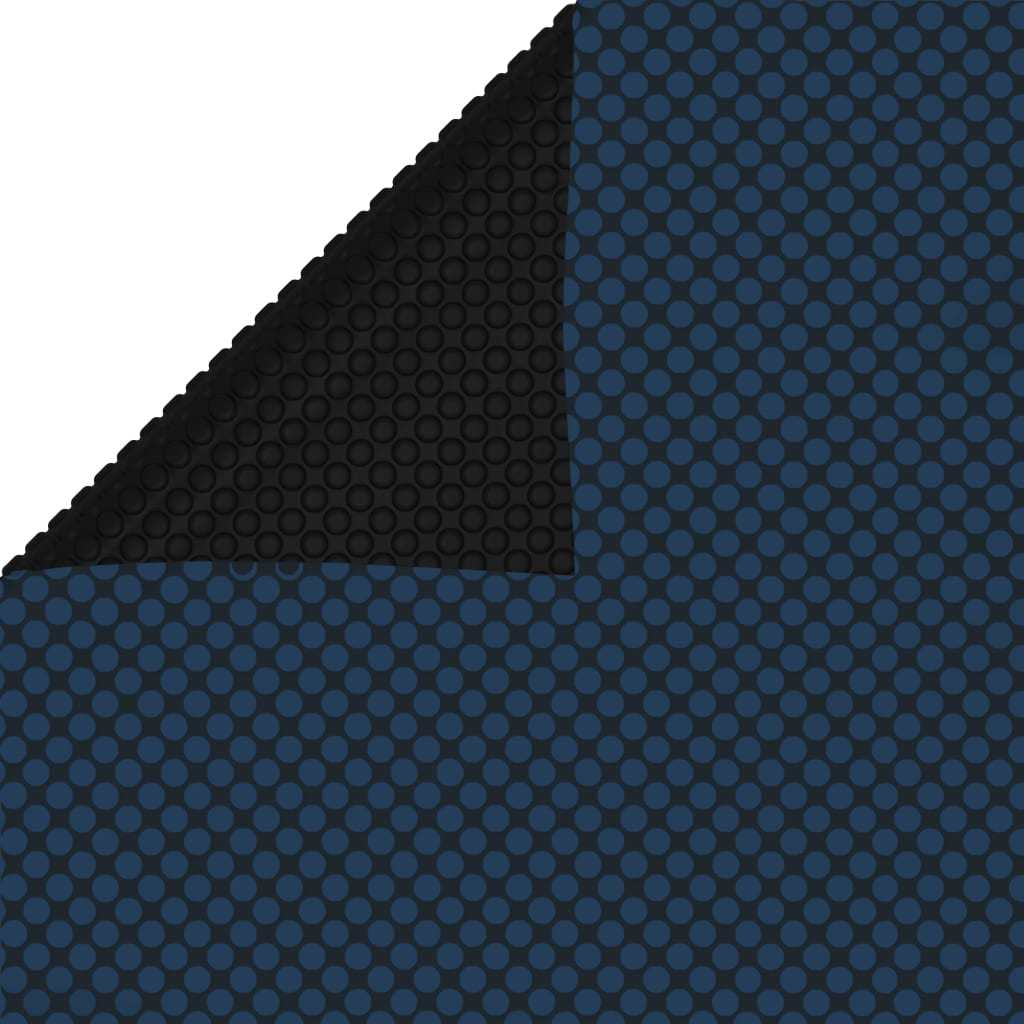Floating PE Solar Pool Film 288.2"x144.1" Black and Blue