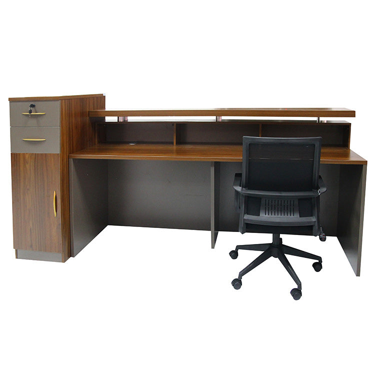 Standard Size Modern Reception Equipment Salon Furniture Office Reception Desk