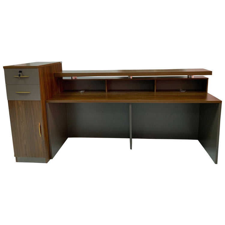 Standard Size Modern Reception Equipment Salon Furniture Office Reception Desk