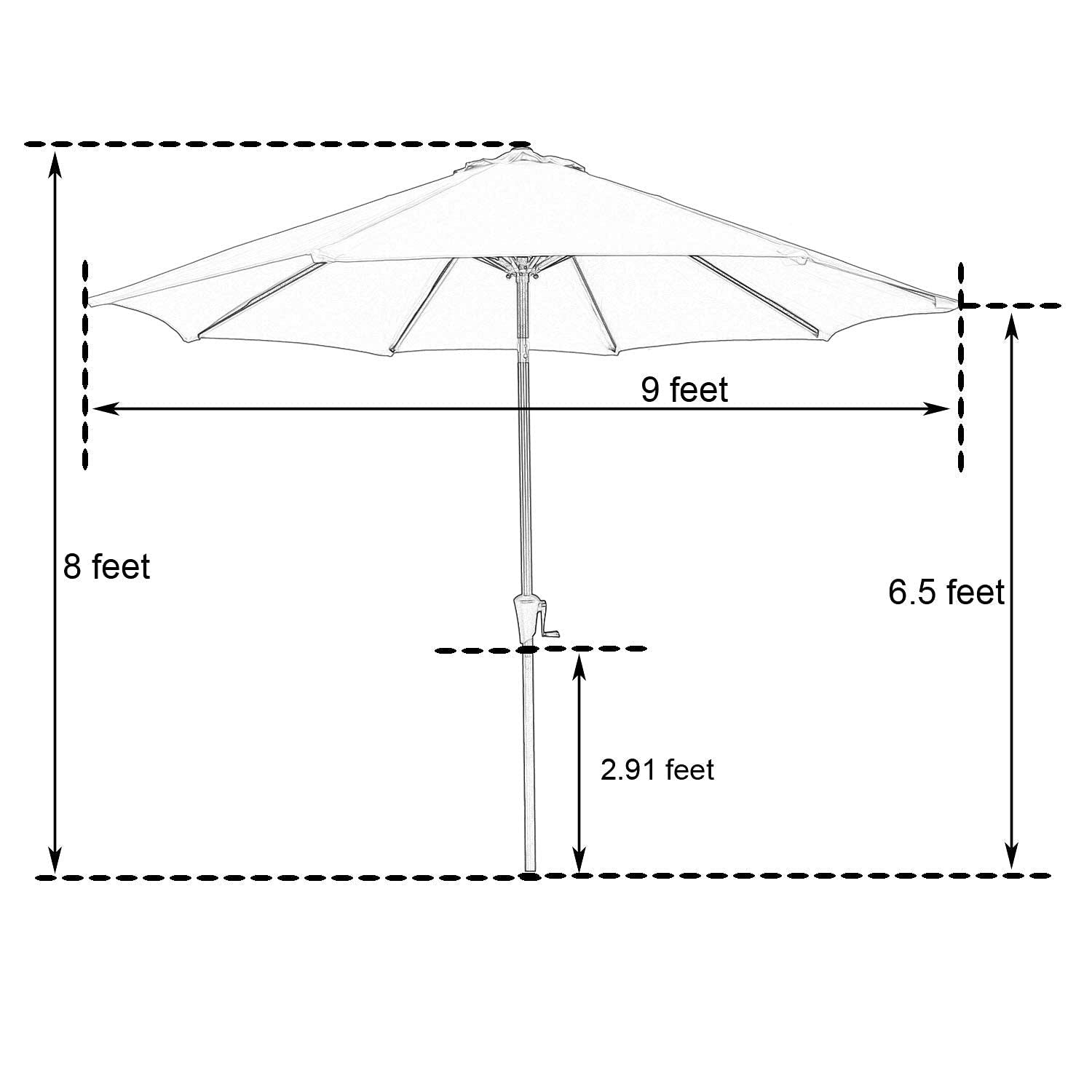 Sunbrella Patio 9 FT