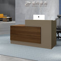New Style Standard Size Reception Equipment Salon Furniture Office Reception Desk for Receptionist