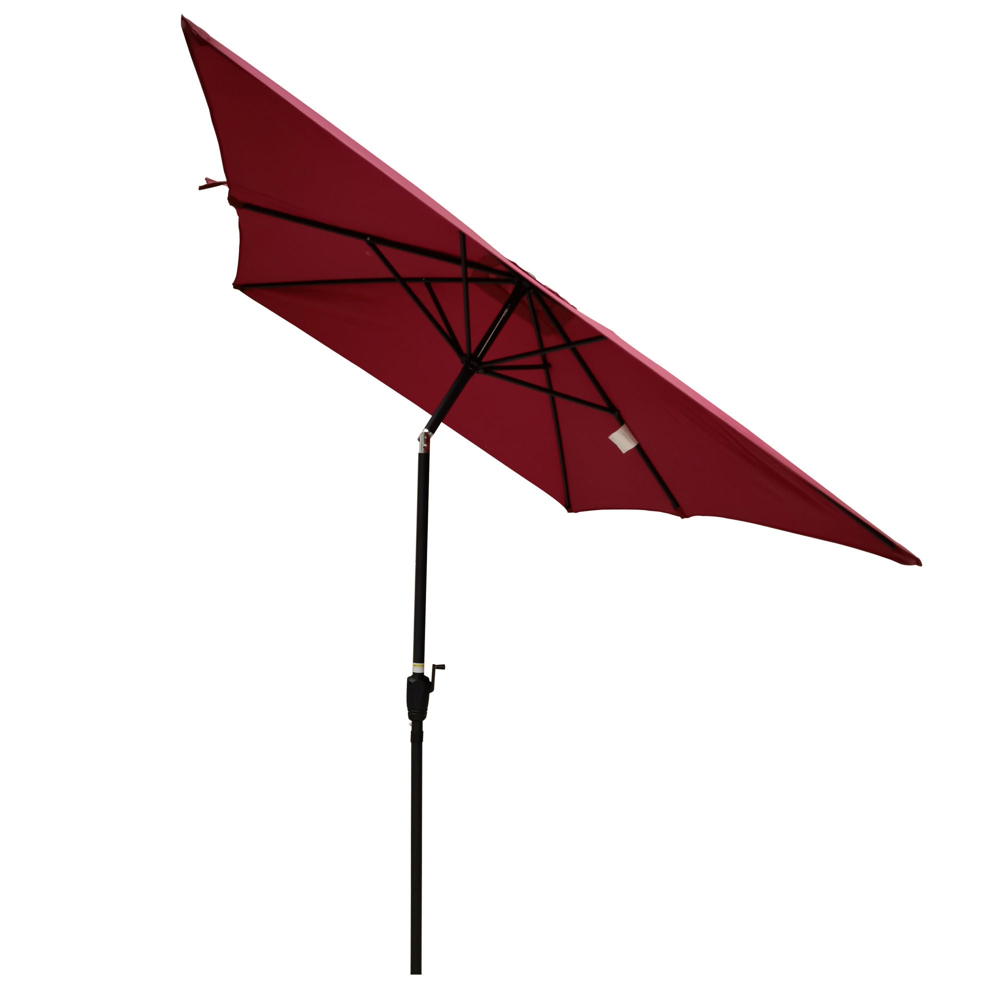 6 x 9ft Patio Umbrella Outdoor Waterproof Umbrella with Crank and Push Button Tilt without flap for Garden Backyard Pool Swimming Pool Market