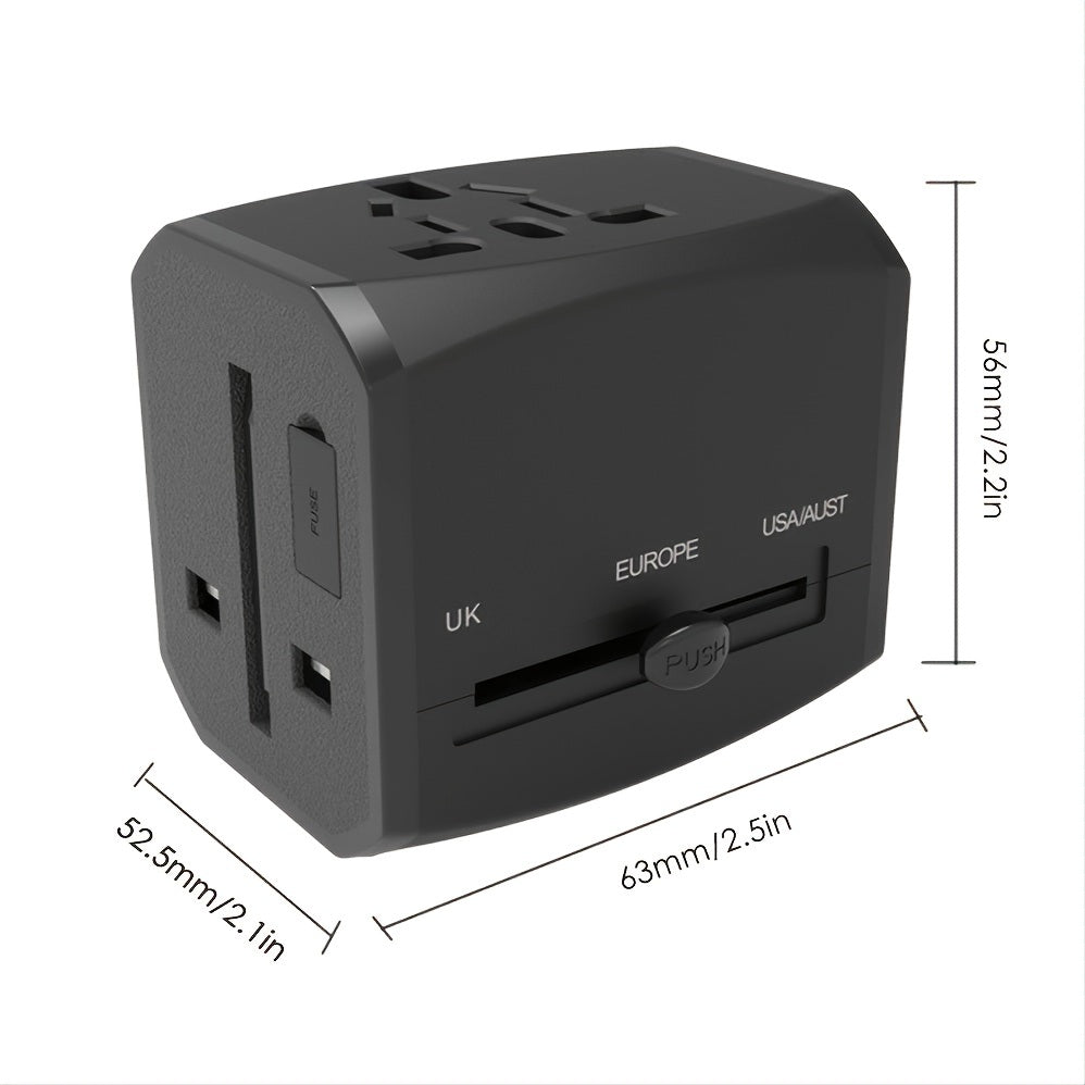 Small Travel Plug; Multi-Function Power Conversion Plug; Global Universal Power Adapter Socket; Smart Travel Fast Charging Equipment