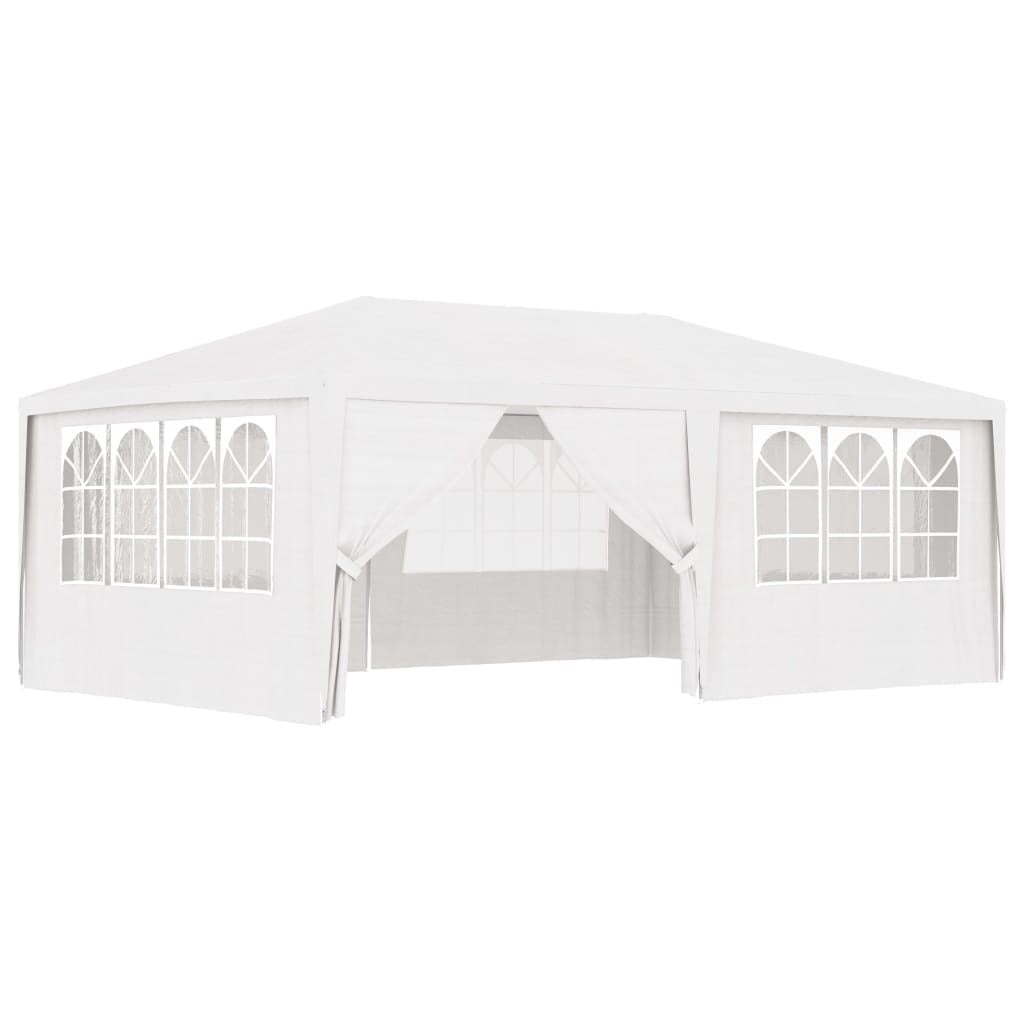 Professional Party Tent with Side Walls 13.1'x19.7' White 0.3 oz/ft²