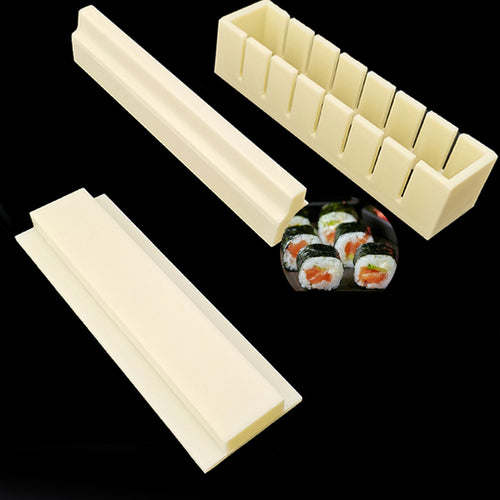 Iyounice 11pcs/set Sushi Maker Equipment Kit,japanese Rice Ball Cake
