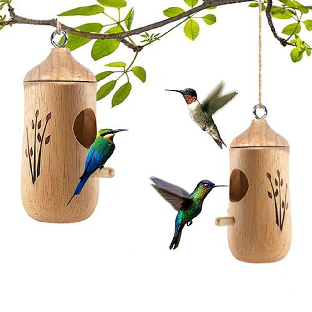 Yard Garden Decoration Hanging Panoramic Outside Bird Feeder