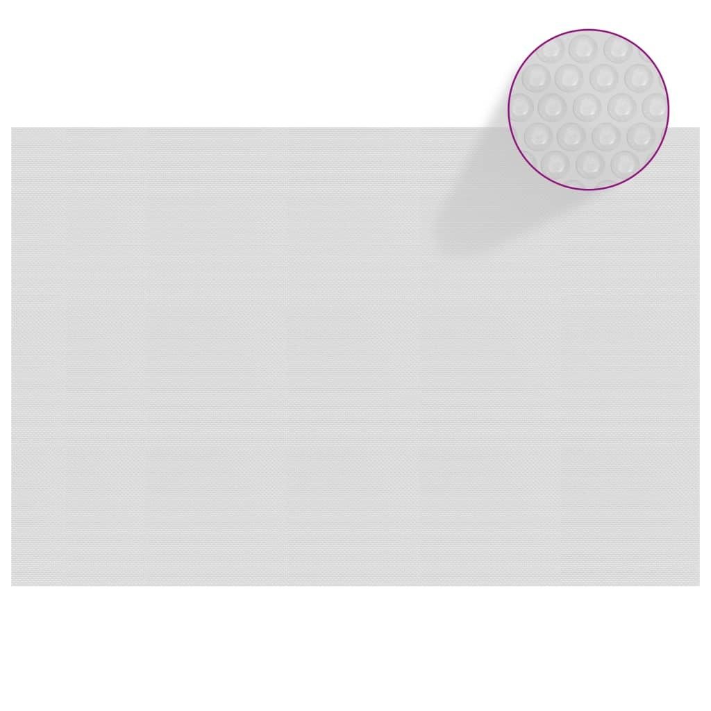 Floating PE Solar Pool Film 118.1"x78.7" Gray