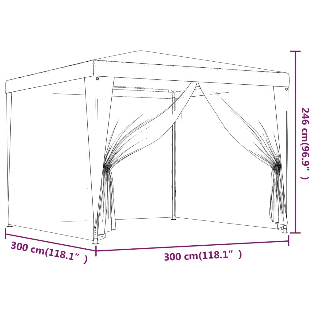 Party Tent 9.8'x9.8'