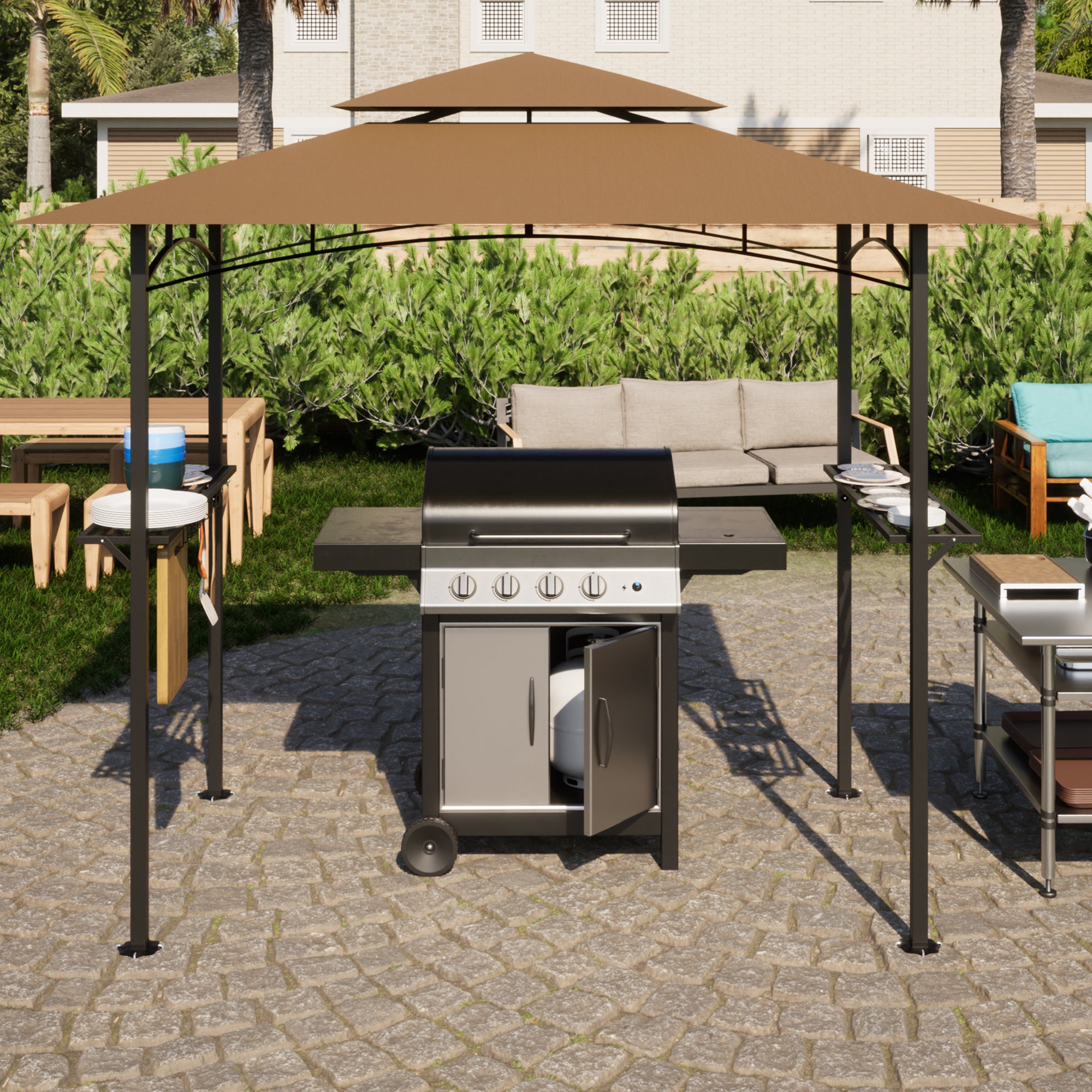 8x 5 FT Grill Canopy