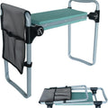 Garden Kneeler and Seat Stool, Foldable Garden Bench with Tool Pocket and Soft EVA Kneeling Pad for Senior, Gardening Lovers
