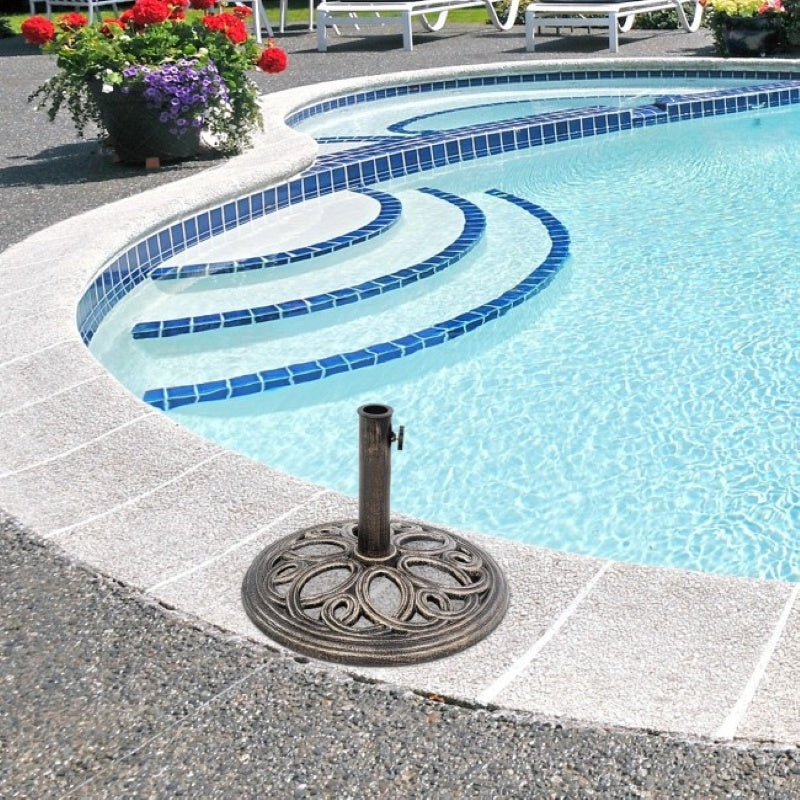 Outdoor Garden Pool Heavy Duty Round Umbrella Base