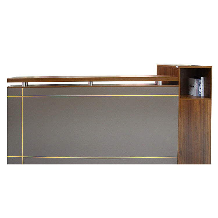 Standard Size Modern Reception Equipment Salon Furniture Office Reception Desk