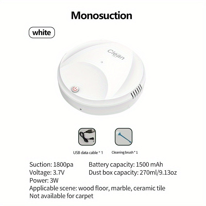 Sweeping Robot Cleaner Automatic Household Lazy Person Intelligent USB Charging Vacuum Cleaner