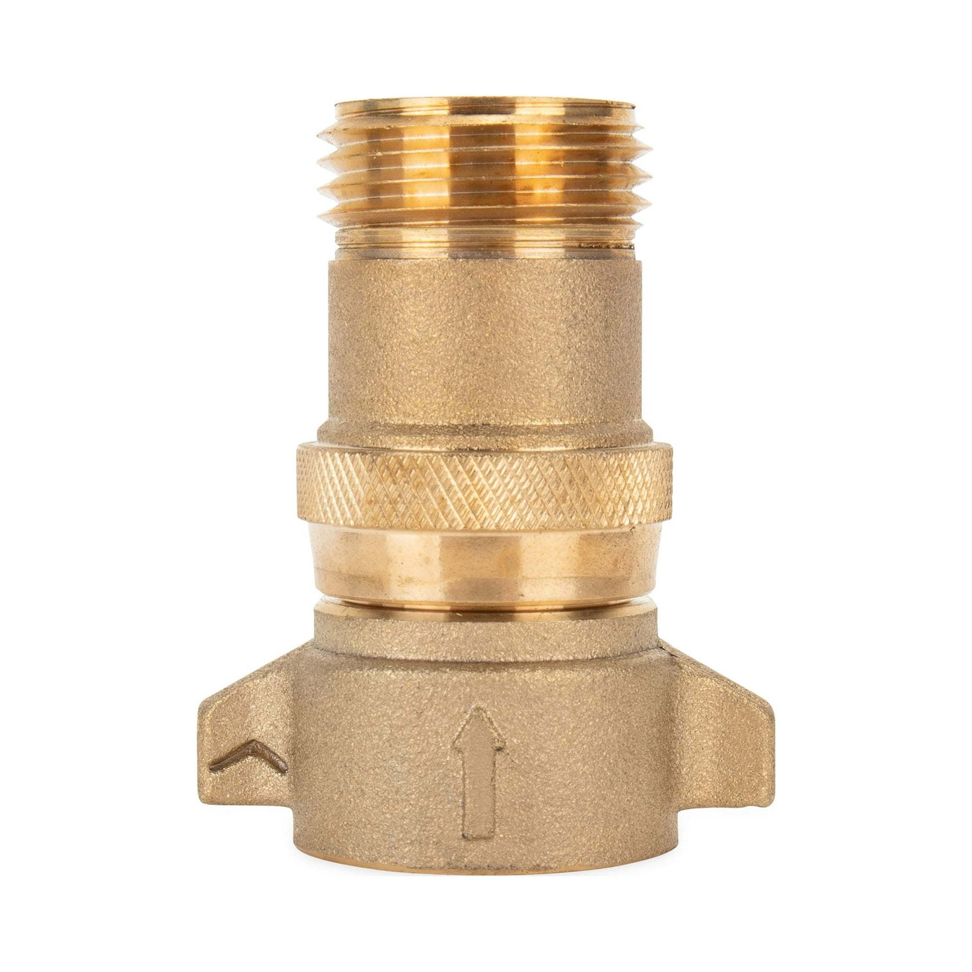 Camco Brass Water Pressure Regulator | Reduces Water Pressure to a Safe and Consistent 40-50 PSI | Protect Appliances and Prolong Equipment Life (40051)