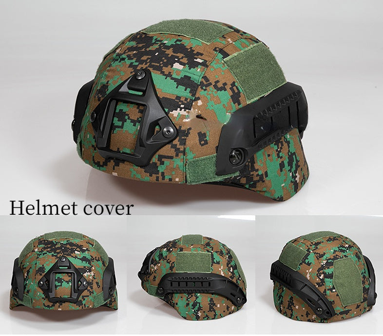 Military Tactical Helmet Cover Airsoft Paintball Wargame CS Camouflage Army Helmet Case Outdoor Hunting Equipment Cloth Cover