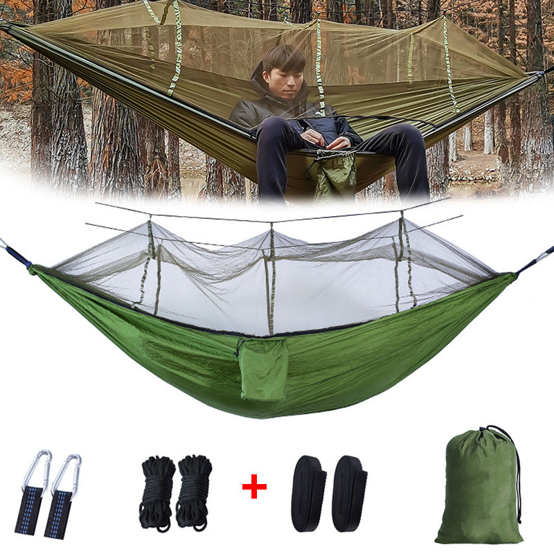 Sleeping hammock Outdoor Parachute Camping Hanging Sleeping Bed Swing Portable Double Chair wholesale