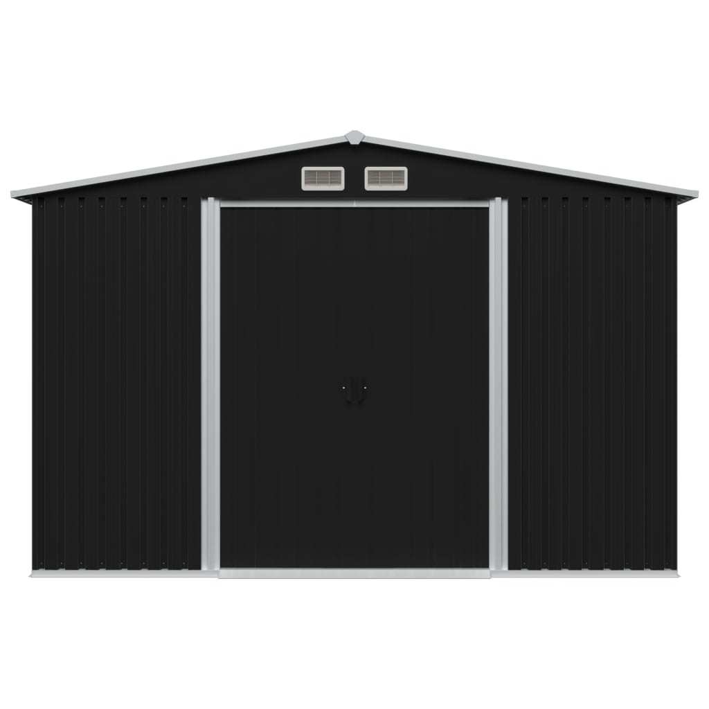 Garden Storage Shed Anthracite Steel 101.2