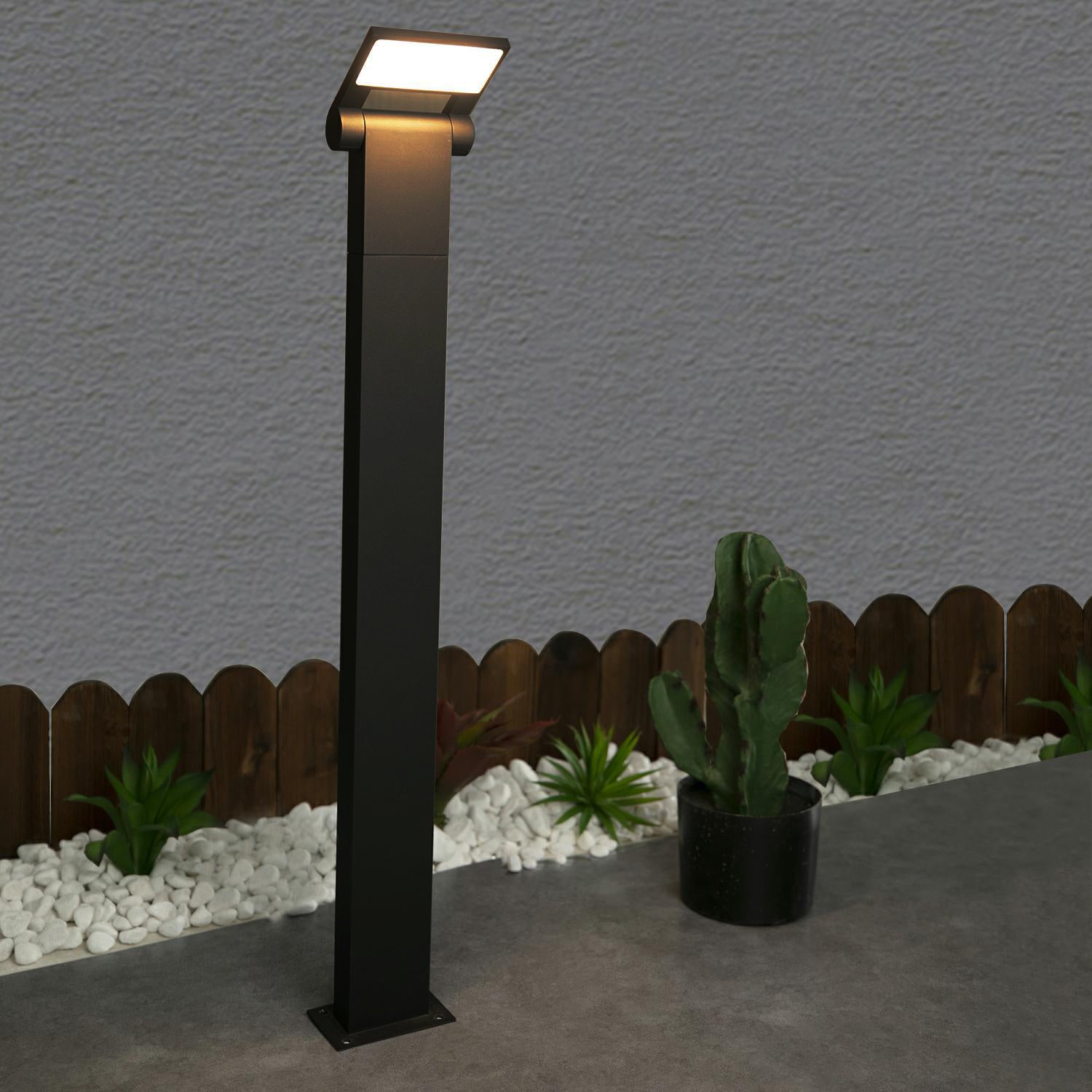 Inowel Outdoor Pathway Lights LED Bollard Light Landscape Path Light Modern Waterproof Driveway Lights 11706