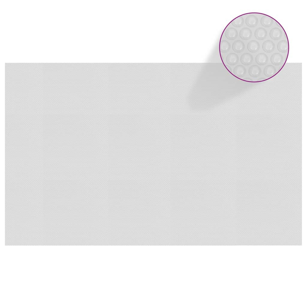Floating PE Solar Pool Film 102.4"x63" Gray