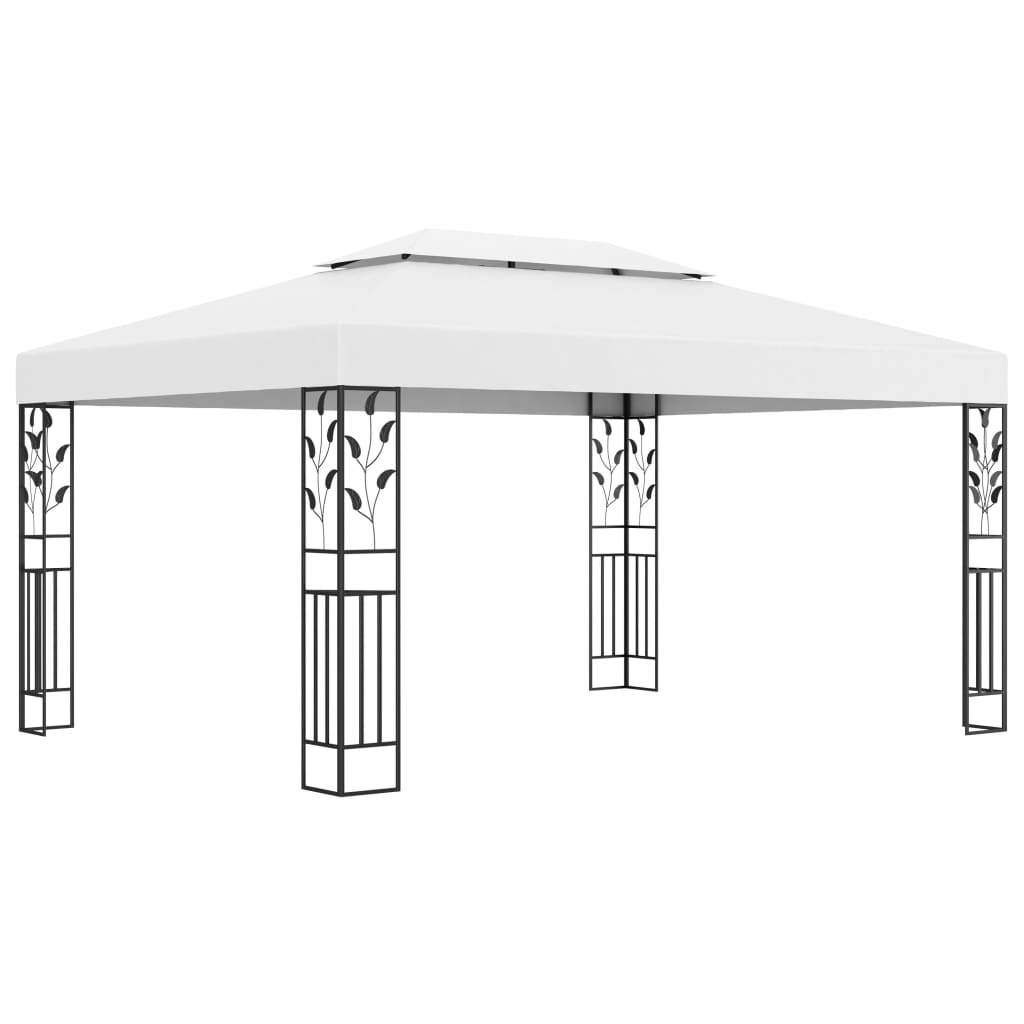 Gazebo with Double Roof 118.1