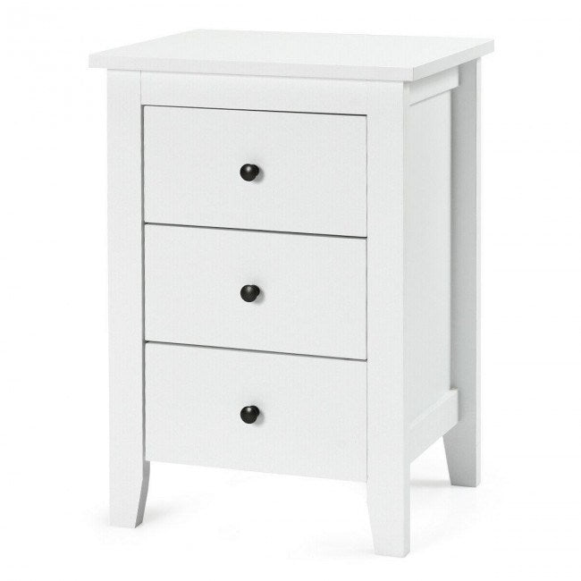 Beautiful Design Modern Style Bedside Cabinet With 3 Drawers