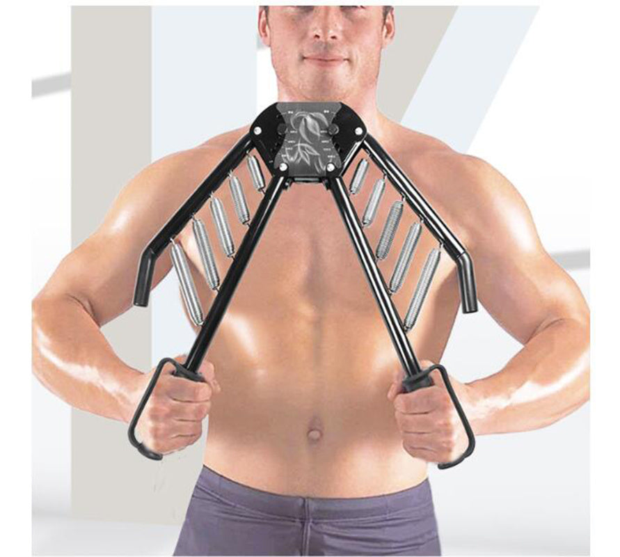 Arm Strength Chest Expander Spring Exerciser with Adjustable Resistance From 30 kgs to 60 kgs Fitness Equipment Body Building Tools