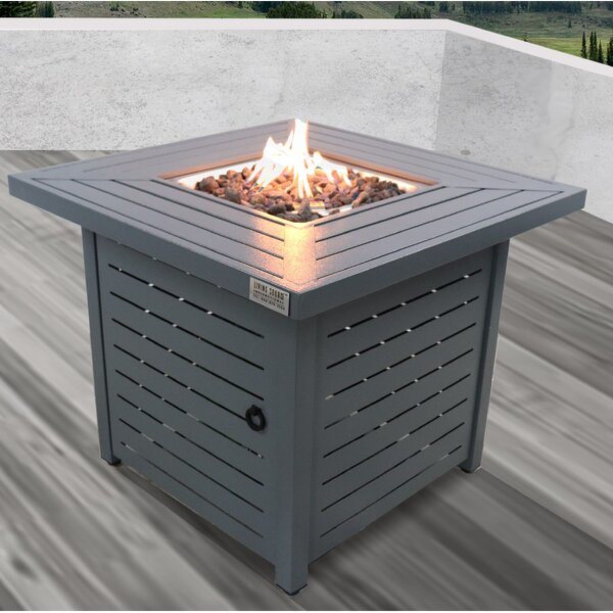 H Steel Outdoor Fire Pit