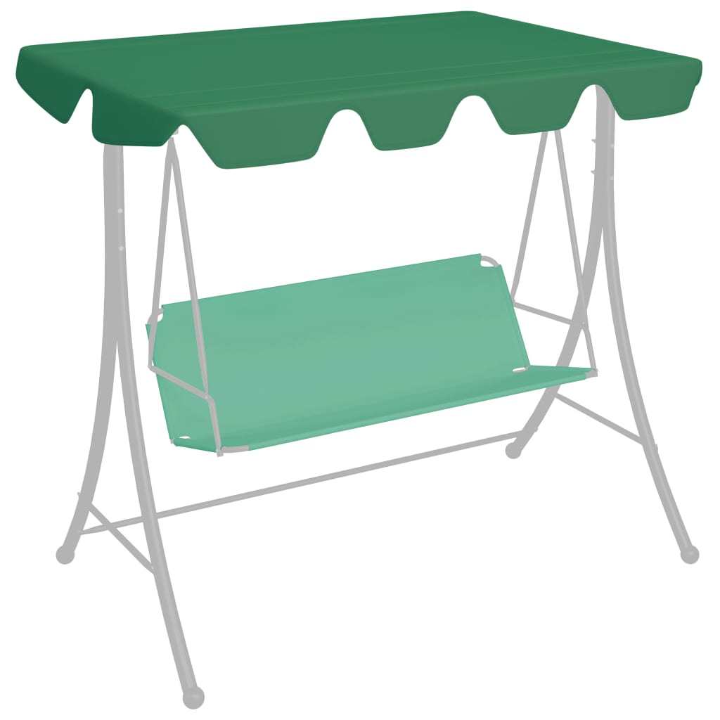 Replacement Canopy for Garden Swing Green 74