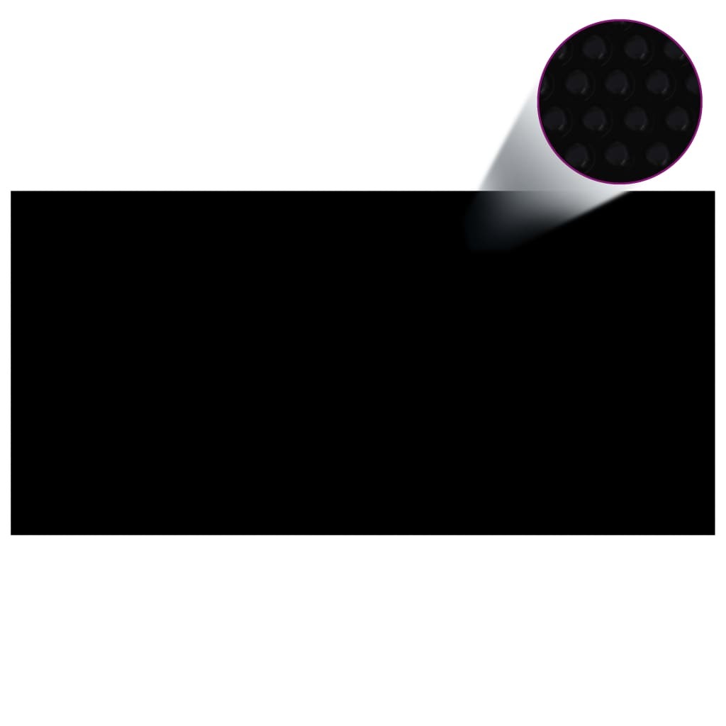 Pool Cover Black 177.2"x86.6" PE