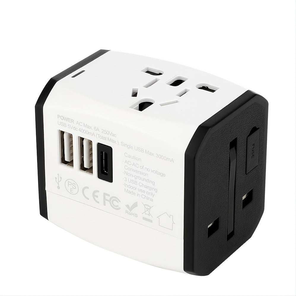 Small Travel Plug; Multi-Function Power Conversion Plug; Global Universal Power Adapter Socket; Smart Travel Fast Charging Equipment