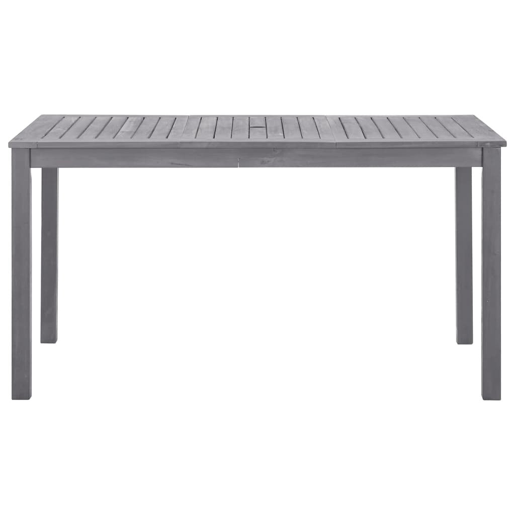 Patio Table Gray Wash 55.1