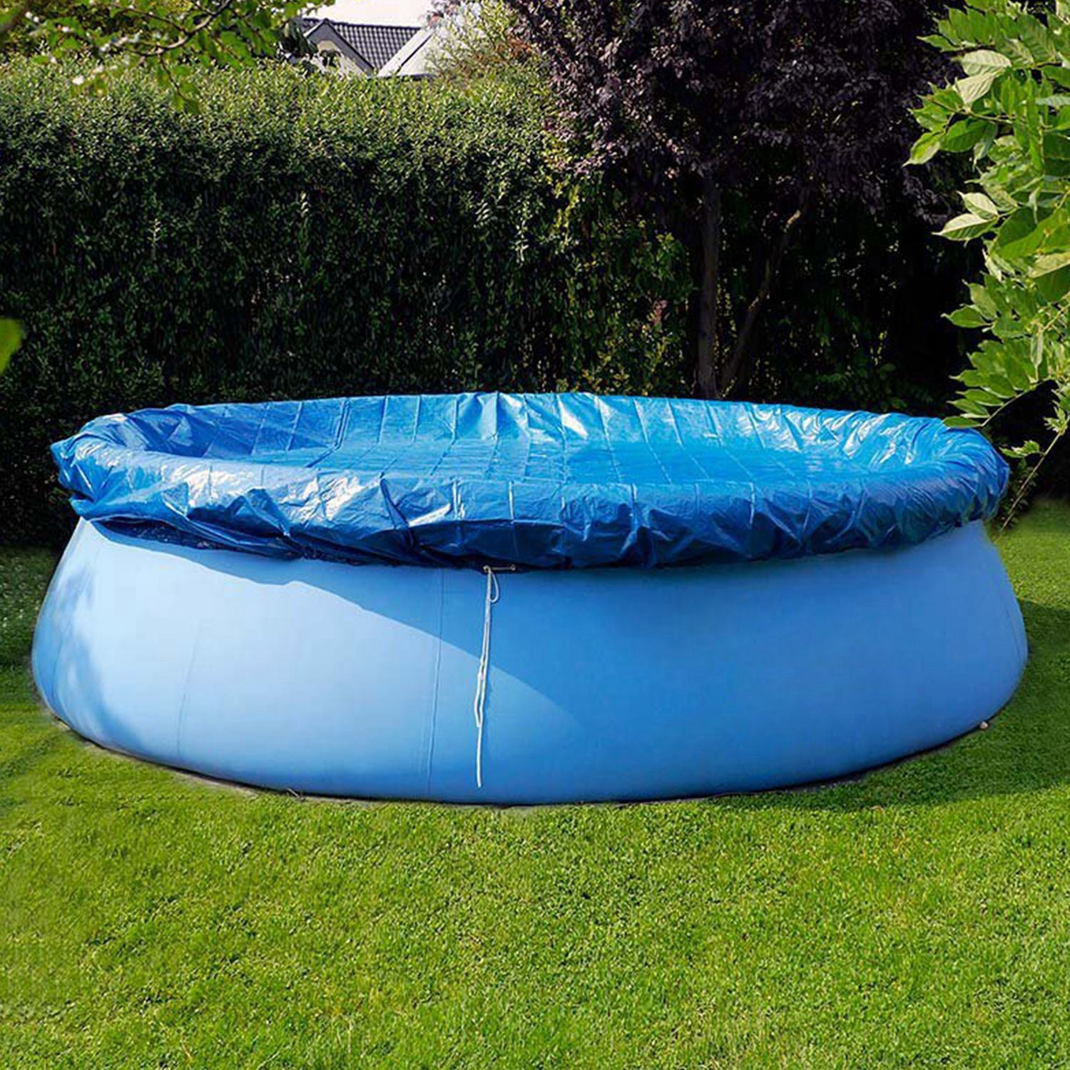 Swimming Pool Cover Protector Dustproof Waterproof Paddling Pool Cover