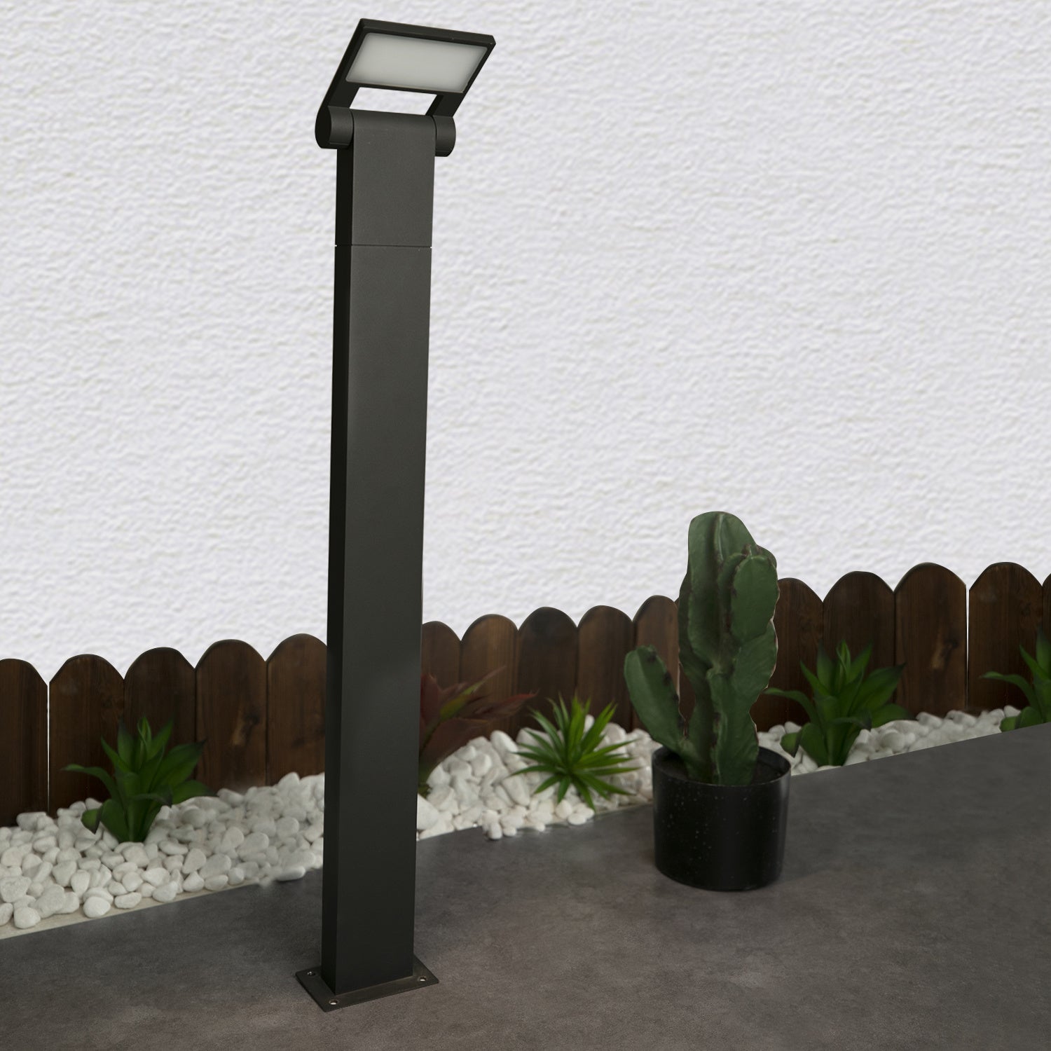 Inowel Outdoor Pathway Lights LED Bollard Light Landscape Path Light Modern Waterproof Driveway Lights 11706